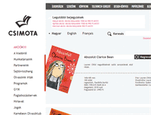 Tablet Screenshot of csimota.hu